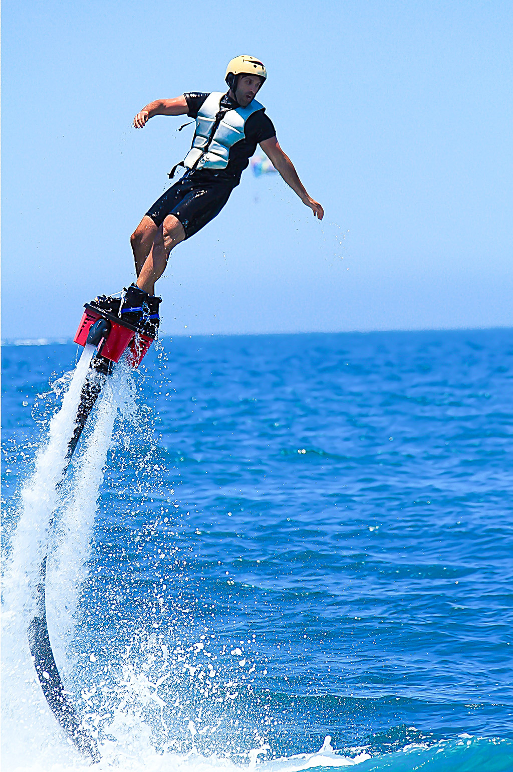 Jet pack on your feet? It's called Flyboarding